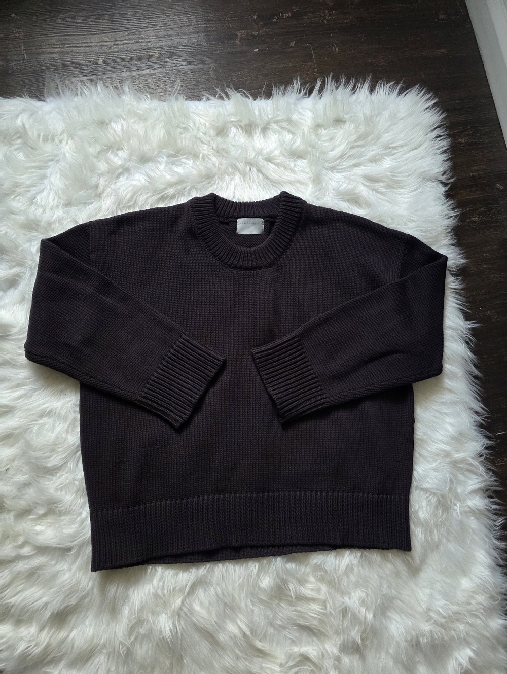 Modern Citizen Women's Crewneck Sweater in Deep Brown